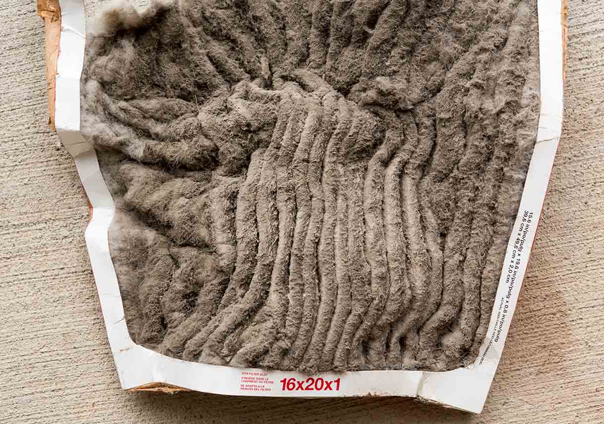 dirty HVAC filter