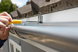 an replacing guttering on exterior of house