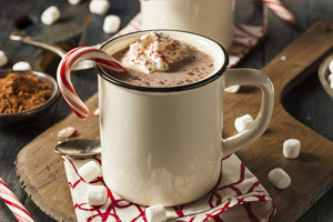 candy cane hot chocolate