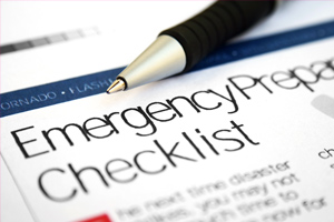 emergency checklist