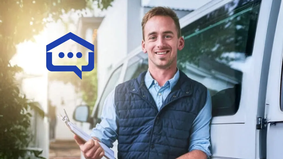 Certified contractor arriving at job site